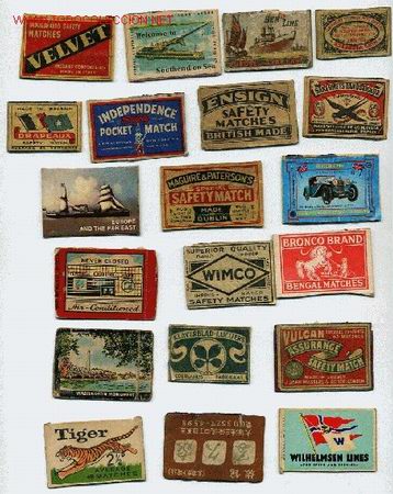 Cajas de cerillas: LOTE DE 20 FRONTALES DE CAJAS DE CERILLAS - Foto 1