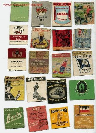 Cajas de cerillas: LOTE DE 20 FRONTALES DE CAJAS DE CERILLAS - Foto 1
