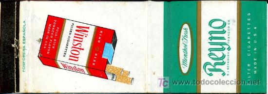 Cajas de cerillas: Cerillas - Tabaco Reyno y Winston - Foto 1