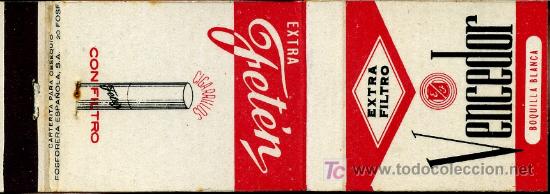 Cajas de cerillas: Cerillas - Cigarrillos Vencedor - Foto 1