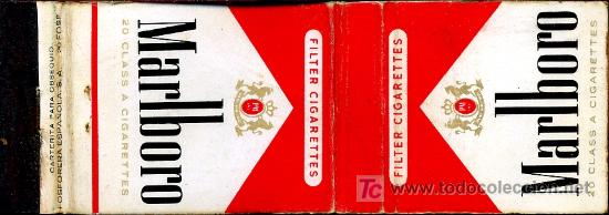 Cajas de cerillas: Cerillas - Cigarrillos Marlboro - Foto 1