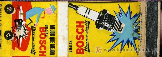 Cajas de cerillas: Cerillas - Buj&iacute;as Bosch - Foto 1