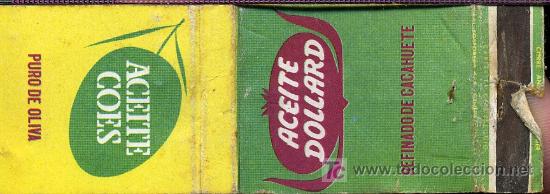 Cajas de cerillas: Cerillas - Aceite Coes / Aceite Dollard - Foto 1