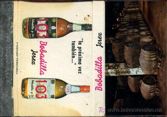 Cajas de cerillas: Cerillas - 103. BOBADILLA JEREZ - Foto 1