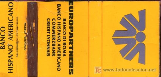 Cajas de cerillas: Cerillas - Banco Hispano Americano - Foto 1