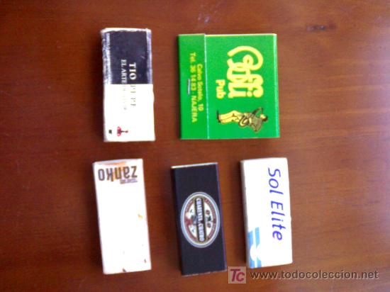 Cajas de cerillas: LOTE 5 CAJITAS DE CERILLAS - Foto 1