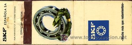 Cajas de cerillas: Cerillas - SKF RODAMIENTOS - Foto 1