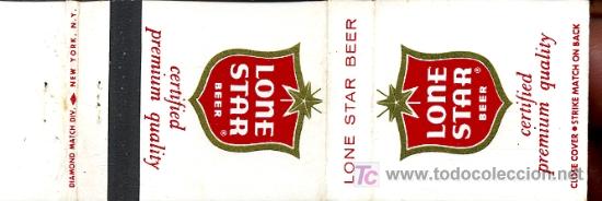 Cajas de cerillas: Cerillas - USA. LONE STAR BEER - Foto 1