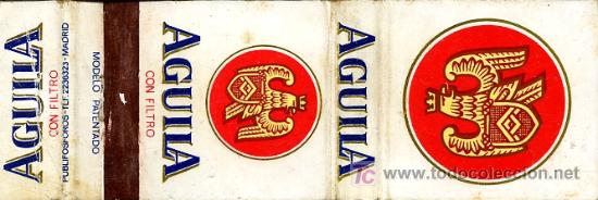 Cajas de cerillas: Cerillas - Cigarrrilos Aguila - Foto 1