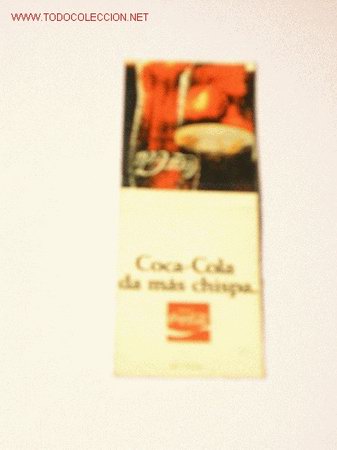 Cajas de cerillas: CAJA DE CERILLAS COCA-COLA - Foto 1