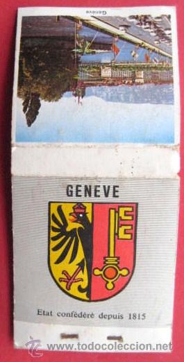 Cajas de cerillas: CAJA DE CERILLAS.DECARTERITA. SIN ESTRENAR. SUIZA-GINEBRA.. A&Ntilde;OS 70. ENVIO GRATIS&iexcl;&iexcl;