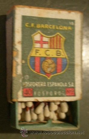 Cajas de cerillas: Caja de f&oacute;sforos del BAR&Ccedil;A - Foto 1