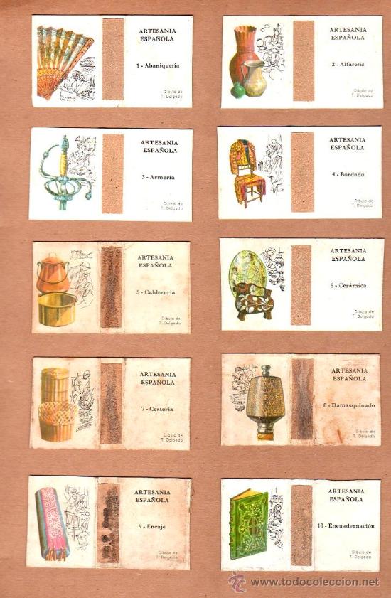 Cajas de cerillas: SERIE DE ARTESANIA ESPA&Ntilde;OLA - Foto 1