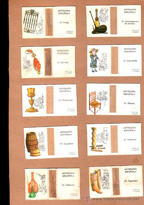 Cajas de cerillas: SERIE DE ARTESANIA ESPA&Ntilde;OLA - Foto 2