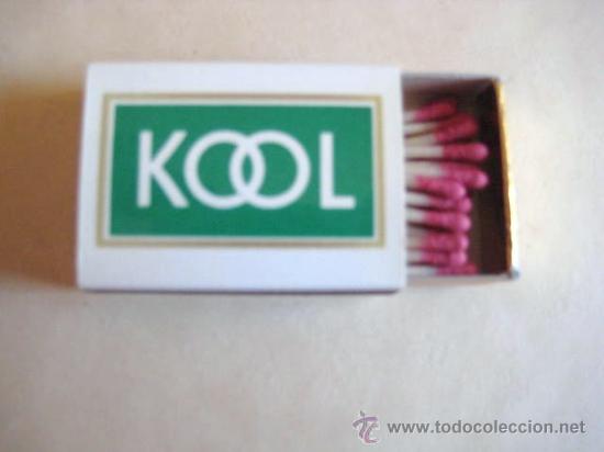 Cajas de cerillas: CAJA DE CERILLAS . CIGARRILLOS KOOL . ENVIO GRATIS&iexcl;&iexcl;&iexcl; - Foto 1