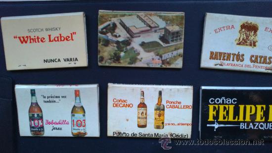Cajas de Cerillas: CERILLAS/FOSFOROS/PUBLICIDAD BEBIDAS.6 DIFERENTES,GRAL.FOSFORERA