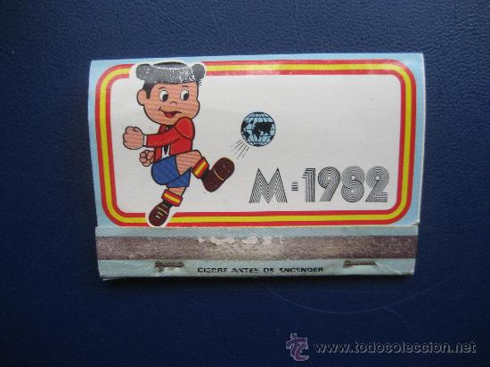 Cajas de cerillas: Caja Cerillas M-1982 (Mundial de Futbol Espa&ntilde;a 82)