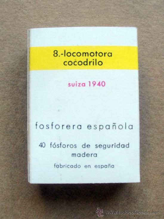 Cajas de cerillas: Locomotora Cocodrilo - Foto 2