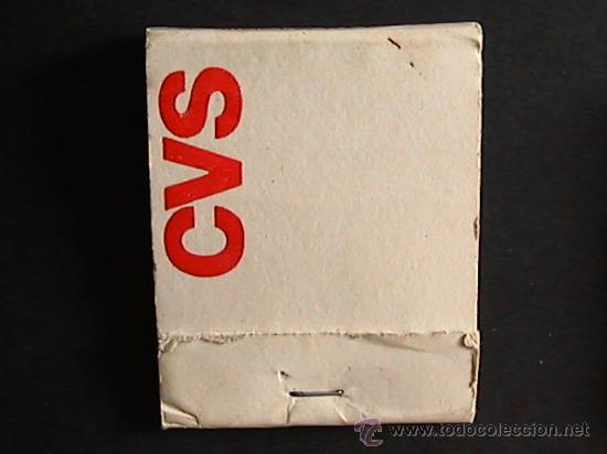Cajas de cerillas: CAJA DE CERILLAS, CVS CONSUMER VALUE STORES,   (15) - Foto 1