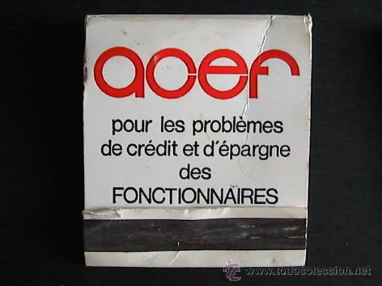 Cajas de cerillas: CAJA DE CERILLAS, ACEF,   (17) - Foto 1