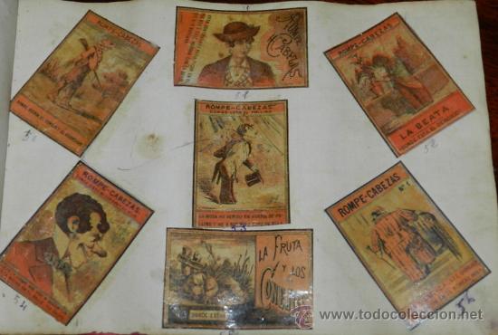 Cajas de cerillas: HOJA CON ETIQUETAS DE CAJAS DE CERILLAS - ALLUMETTES ancienne &eacute;tiquette - OLD LABEL MATCHBOXES, DE M