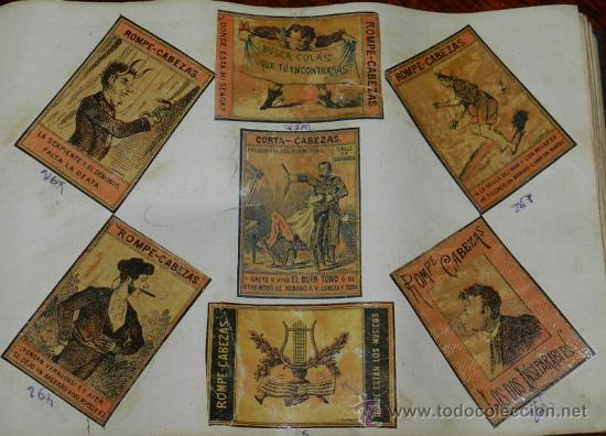 Cajas de cerillas: HOJA CON ETIQUETAS DE CAJAS DE CERILLAS - ALLUMETTES ANCIENNE &eacute;TIQUETTE - OLD LABEL MATCHBOXES, DE M