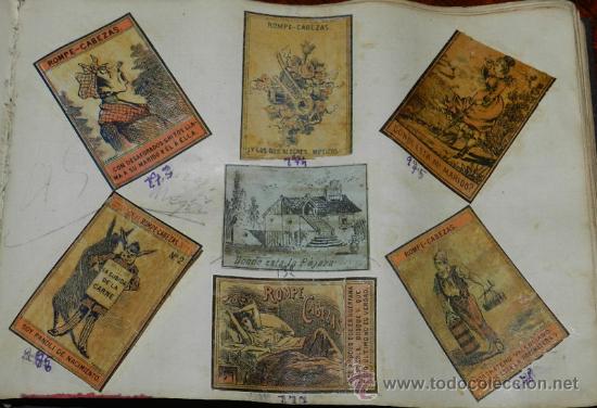 Caixas de F&oacute;sforos: HOJA CON ETIQUETAS DE CAJAS DE CERILLAS - ALLUMETTES ANCIENNE &eacute;TIQUETTE - OLD LABEL MATCHBOXES, DE M
