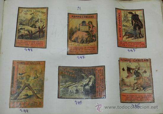 Cajas de cerillas: HOJA CON ETIQUETAS DE CAJAS DE CERILLAS - ALLUMETTES ANCIENNE &eacute;TIQUETTE - OLD LABEL MATCHBOXES, DE M
