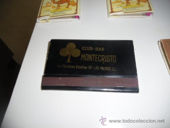 Cajas de cerillas: CAJA DE CERILLAS CAFE BAR MONTECRISTO - Foto 1