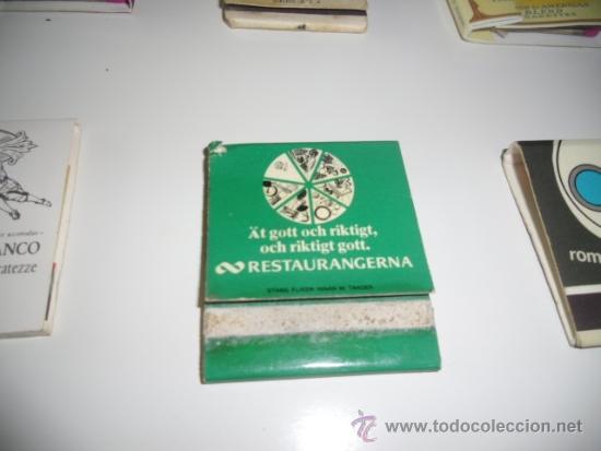 Cajas de cerillas: CAJA DE CERILLAS ANTIGUA RESTAURANGERNA - Foto 1