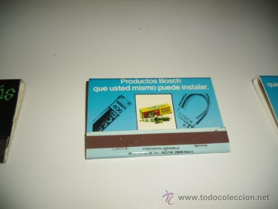 Cajas de cerillas: CAJA DE CERILLAS ANTIGUA BOSCH - Foto 1
