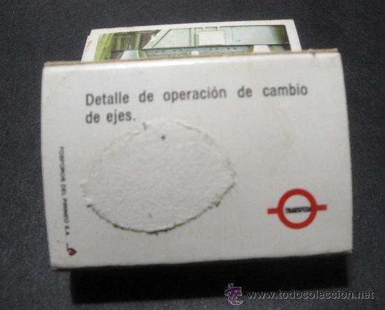 Cajas de cerillas: Transfesa. Cambio de ejes - Foto 2