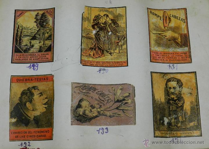 Matchboxes: HOJA CON ETIQUETAS DE CAJAS DE CERILLAS - ALLUMETTES ancienne &eacute;tiquette - OLD LABEL MATCHBOXES, DE M