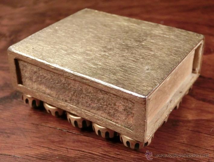 Cajas de cerillas: CURIOS CAJA DE CERILLAS DECORADA. - Foto 4