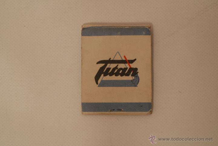 Cajas de cerillas: Caja de cerillas. Publicidad de Titanlux. - Foto 2