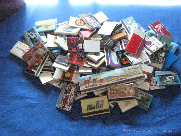 Cajas de cerillas: LOTE CON 110 CAJAS DE CERILLAS VARIADAS - Foto 1