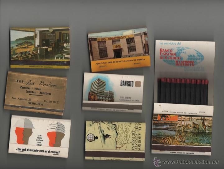 Cajas de cerillas: LOTE DE 8 CAJAS DE CERILLAS VARIADAS. - Foto 2