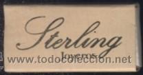 Cajas de Cerillas: CAJA DE CERILLA STERLING JOYEROS  PEDIDO MINIMO 5&euro;    CER-1533