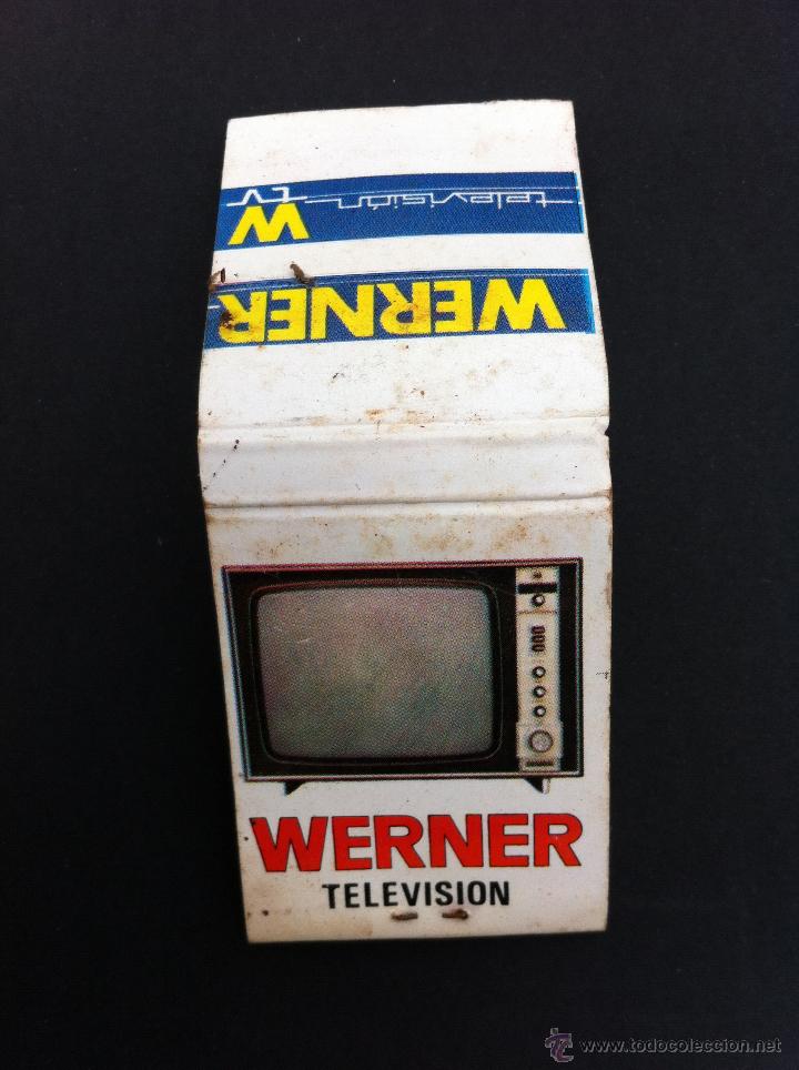 Cajas de cerillas: CERILLAS (TELEVISI&Oacute;N WERNER).  (CAJA LLENA) - Foto 1