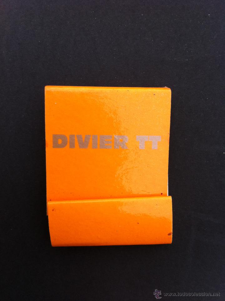 Cajas de cerillas: CERILLAS (DIVIER TT).  (CAJA LLENA) - Foto 1
