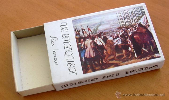 Cajas de cerillas: Caja de cerillas - Museo del Prado, Vel&aacute;zquez, Las lanzas - F&oacute;sforos del Pirineo