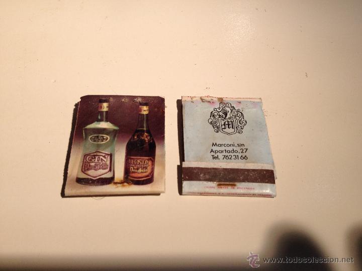 Cajas de cerillas: CERILLAS PROPAGANDA GIN DON JUAN (E) - Foto 1