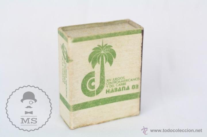 Cajas de cerillas: Antigua Caja de Cerillas / F&oacute;sforos - XIV Juegos Centroamericanos y del Caribe. La Habana, Cuba 82