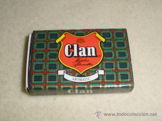 Cajas de cerillas: CAJA DE CERILLAS - TABACO CLAN. AROMATIC - Foto 1