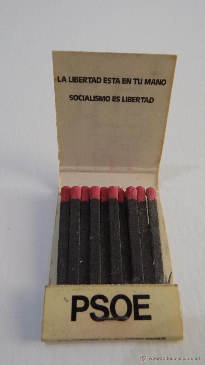 Cajas de cerillas: Caja de cerillas del PSOE - Foto 2