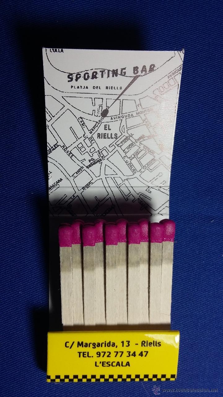 Cajas de cerillas: Caja de cerillas del Sporting Bar - Foto 3
