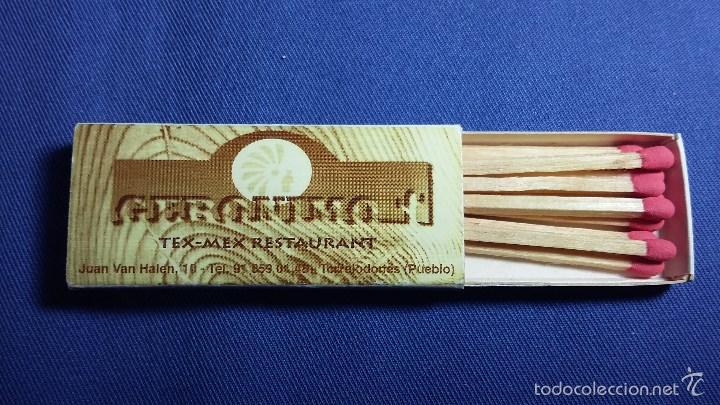 Cajas de cerillas: Caja de cerillas Restaurante Geronimo - Foto 1