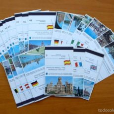 Cajas de Cerillas: CIDADES DA EUROPA - COLECCIÓN COMPLETA, 30 CAJAS DE CERILLAS DE PORTUGAL / PORTUGUESAS