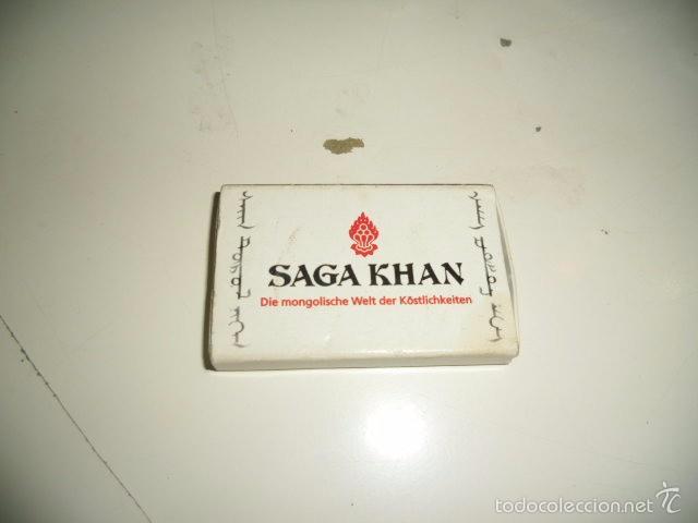Cajas de cerillas: CAJA DE CERILLAS SAGA KHAN - Foto 1