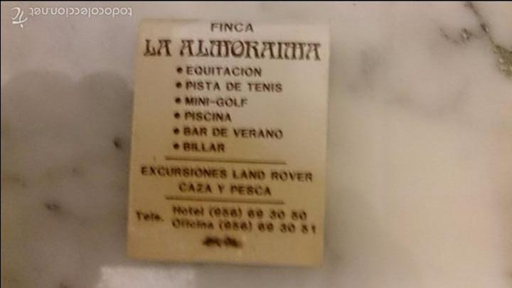 Cajas de cerillas: Caja de cerillas La Almoraima - Foto 2